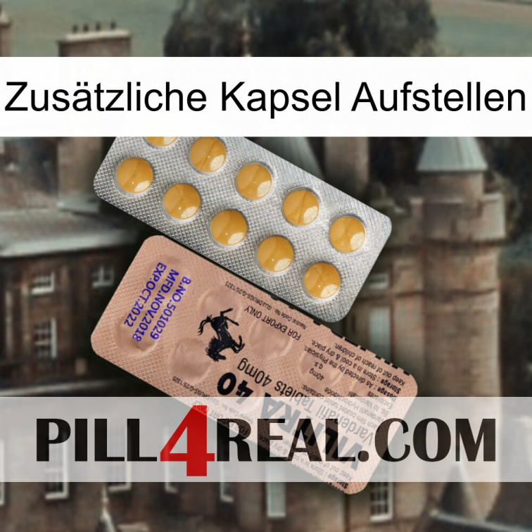Zusätzliche Kapsel Aufstellen 41